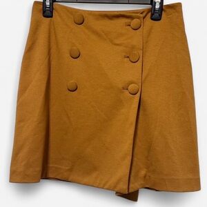 Candie’s Cognac Brown Double-Breasted Button Pencil Skirt Size M